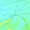 Mapa topográfico Sonari, altitud, relieve