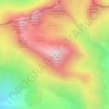 Mapa topográfico Aiguille du Goléon, altitud, relieve