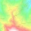 Mapa topográfico La Pampa, altitud, relieve