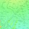 Mapa topográfico West Dinājpur, altitud, relieve