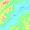 Mapa topográfico Đăk Vang, altitud, relieve