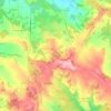 Mapa topográfico Chasseignas, altitud, relieve