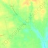 Mapa topográfico An Thọ, altitud, relieve