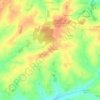 Mapa topográfico La Jambuère, altitud, relieve