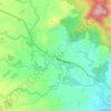 Mapa topográfico Kalasungay, altitud, relieve