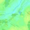Mapa topográfico Ortel Królewski Drugi, altitud, relieve