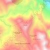 Mapa topográfico Xometla, altitud, relieve