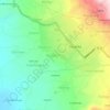 Mapa topográfico Durazno Pata, altitud, relieve