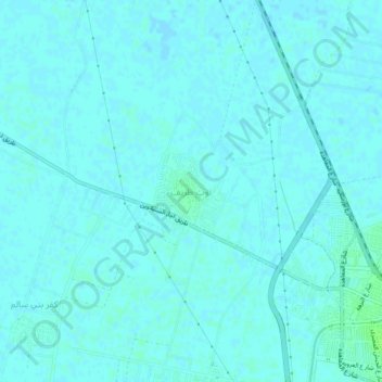 Mapa topográfico نوب طريف, altitud, relieve