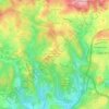 Mapa topográfico Serra de Casal de Cambra, altitud, relieve