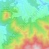 Mapa topográfico Karang Tengah, altitud, relieve