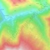 Mapa topográfico Dhaara, altitud, relieve