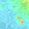Mapa topográfico Phú Mỹ, altitud, relieve