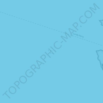 Mapa topográfico Bideford Bay, altitud, relieve