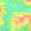 Mapa topográfico La Braire, altitud, relieve