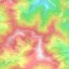 Mapa topográfico Silogi, altitud, relieve
