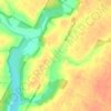 Mapa topográfico Stirton, altitud, relieve