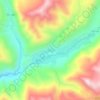 Mapa topográfico Chillca, altitud, relieve