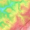 Mapa topográfico Ernonheid, altitud, relieve