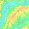 Mapa topográfico Haut de Rancy, altitud, relieve