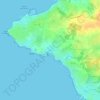 Mapa topográfico Lerat, altitud, relieve