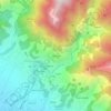 Mapa topográfico Kharota, altitud, relieve