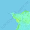 Mapa topográfico L'Herbaudière, altitud, relieve