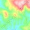 Mapa topográfico Cerro de la Virgen, altitud, relieve