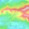 Mapa topográfico La Marchesaccio, altitud, relieve