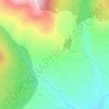 Mapa topográfico Fuente el Saz, altitud, relieve