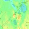 Mapa topográfico Błędowo, altitud, relieve