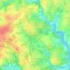 Mapa topográfico La Bretonnière, altitud, relieve