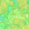 Mapa topográfico Białe Błota, altitud, relieve