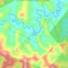 Mapa topográfico Caserio, altitud, relieve