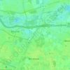 Mapa topográfico Laar, altitud, relieve