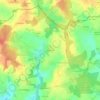 Mapa topográfico Ker Gauche, altitud, relieve