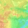 Mapa topográfico Oudsberg, altitud, relieve