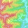 Mapa topográfico Gaesu-ri, altitud, relieve
