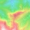 Mapa topográfico Wielki Giewont, altitud, relieve