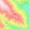 Mapa topográfico Cantumarca, altitud, relieve