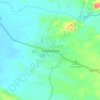 Mapa topográfico Cuajinicuilapa, altitud, relieve