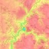 Mapa topográfico La Trottinière, altitud, relieve