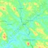 Mapa topográfico Ayoor, altitud, relieve