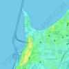 Mapa topográfico M.I.G Adarsh Nagar, altitud, relieve