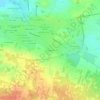 Mapa topográfico Les Amandiers, altitud, relieve