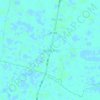 Mapa topográfico Mương Đào, altitud, relieve