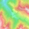 Mapa topográfico Les Clarionds, altitud, relieve