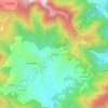 Mapa topográfico thapla, altitud, relieve