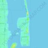 Mapa topográfico Palm Beach Isles, altitud, relieve