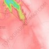 Mapa topográfico Alcholoya, altitud, relieve